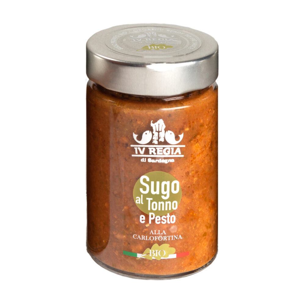 SUGO BIOLOGICO "ALLA CARLOFORTINA" (PESTO E TONNO) 200G