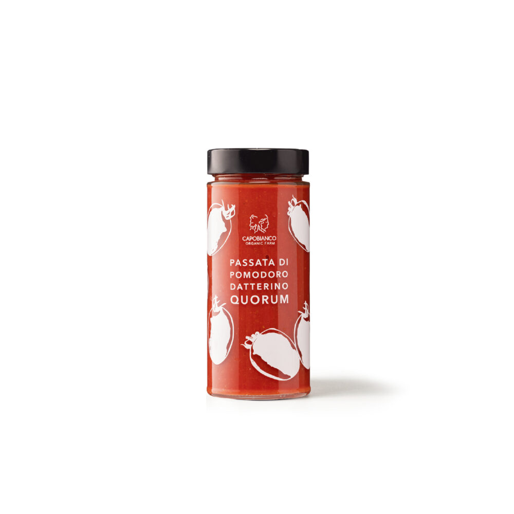 PASSATA DI POMODORO DATTERINO QUORUM 550 gr Confezione Premium
