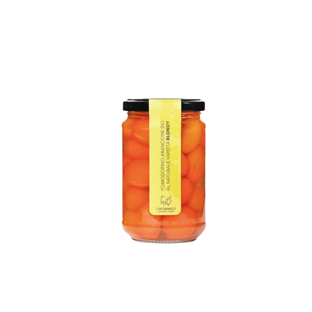 POMODORINO ARANCIONE BIO AL NATURALE  VARIETA'  BLONDY 314 GR