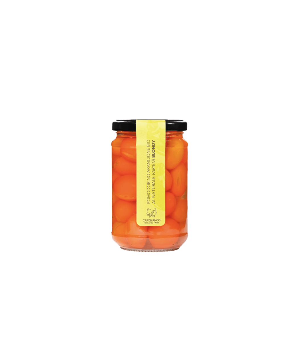 POMODORINO ARANCIONE BIO AL NATURALE  VARIETA'  BLONDY 314 GR