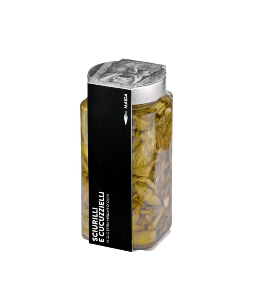 SCIURILLI E CUCUZZIELLI IN OLIO EXTRA VERGINE DI OLIVA 540 gr.