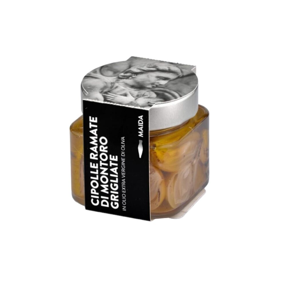 CIPOLLE RAMATE DI MONTORO GRIGLIATE IN OLIO EXTRA VERGINE DI OLIVA 190 gr.