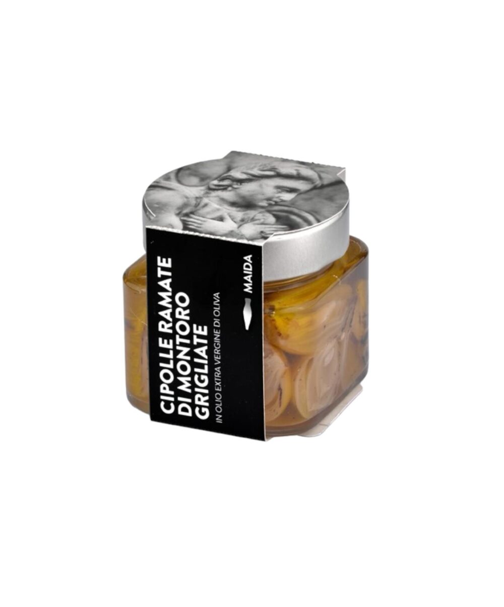 CIPOLLE RAMATE DI MONTORO GRIGLIATE IN OLIO EXTRA VERGINE DI OLIVA 190 gr.