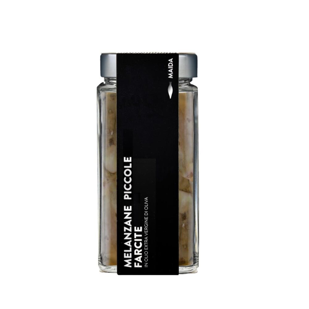 MELANZANE PICCOLE FARCITE IN OLIO EXTRA VERGINE DI OLIVA 540 rg.