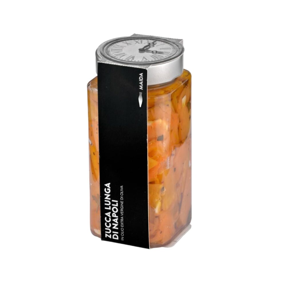 ZUCCA LUNGA DI NAPOLI IN OLIO EXTRA VERGINE DI OLIVA 540 gr.