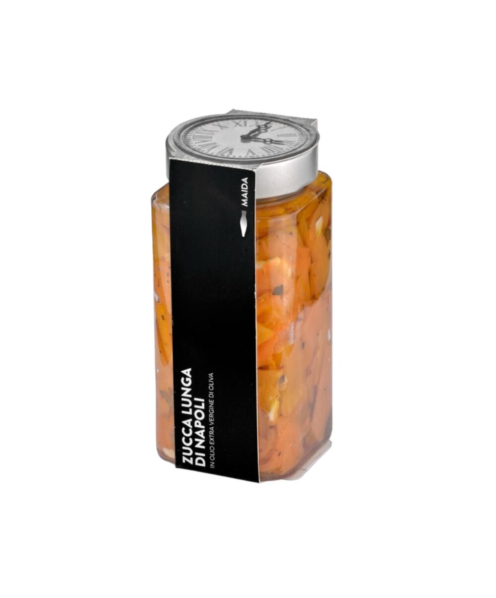 ZUCCA LUNGA DI NAPOLI IN OLIO EXTRA VERGINE DI OLIVA 540 gr.