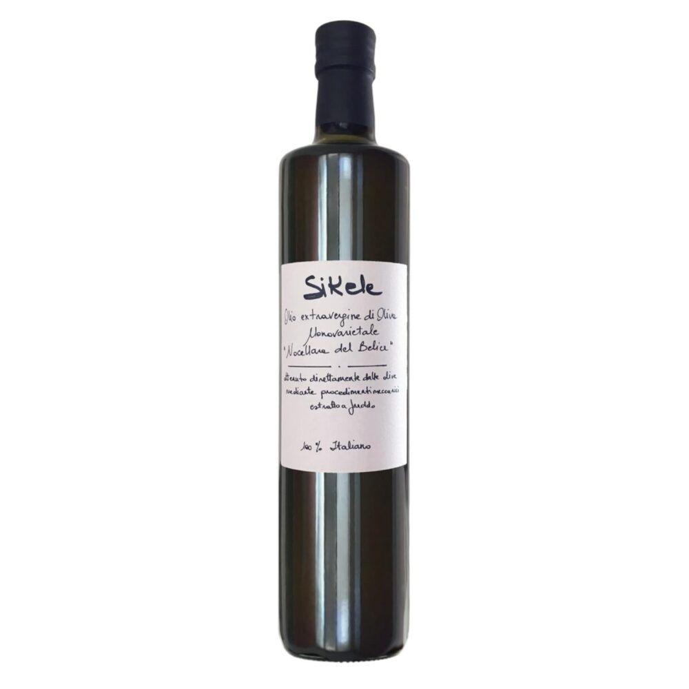 Sikele Olio Extravergine di oliva  Monocultivar Nocellara del Belice 500 ml.